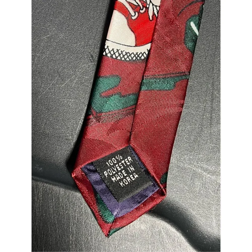 Vintage 90s Disney Mickey Mouse Festive Tie
